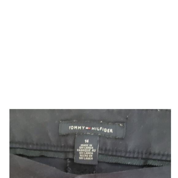 Tommy Hilfiger Navy Capri Pants 4 Pockets Sz 14 - Picture 4 of 4